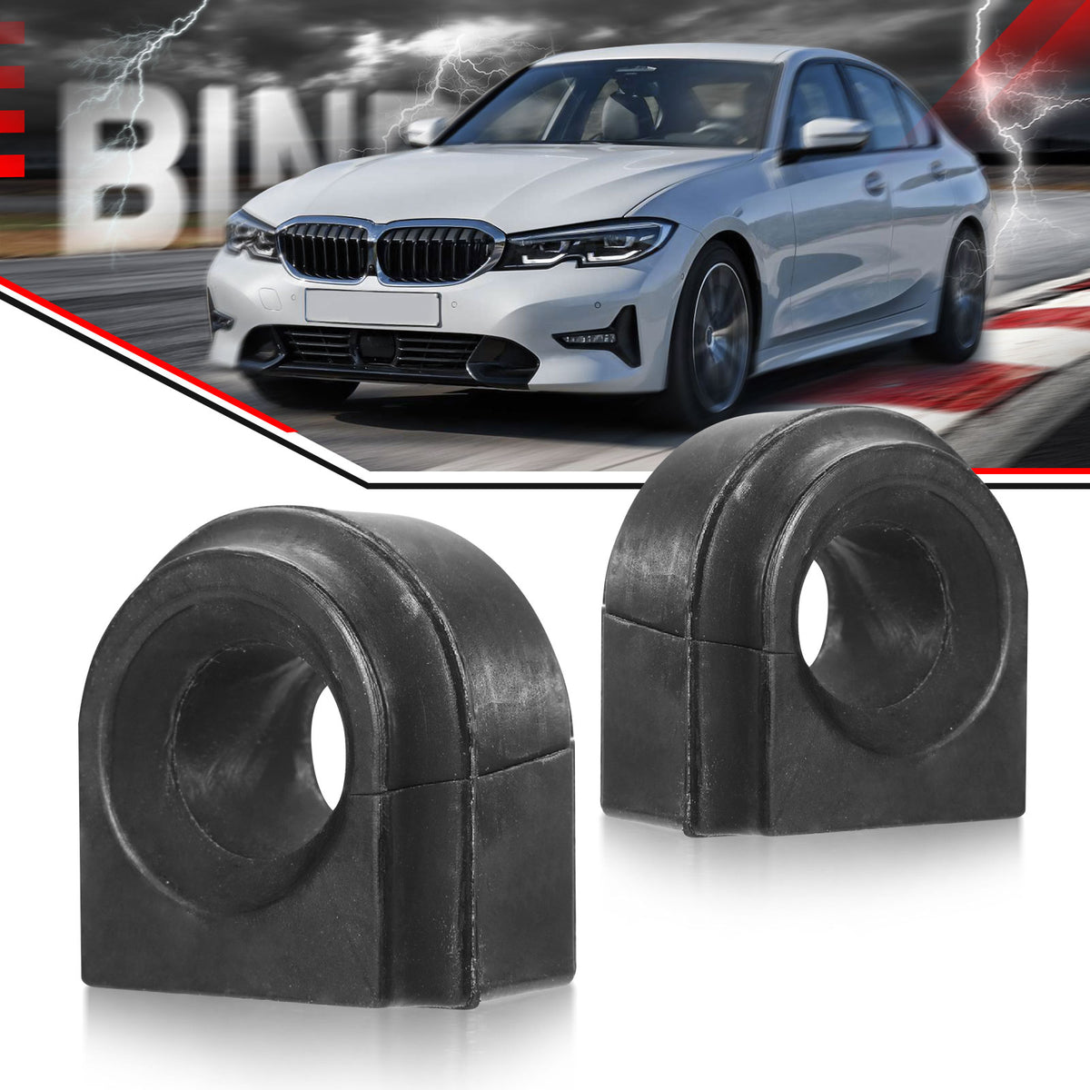 US 31356792124 Front Stabilizer Sway Bar Anti Roll Bushing