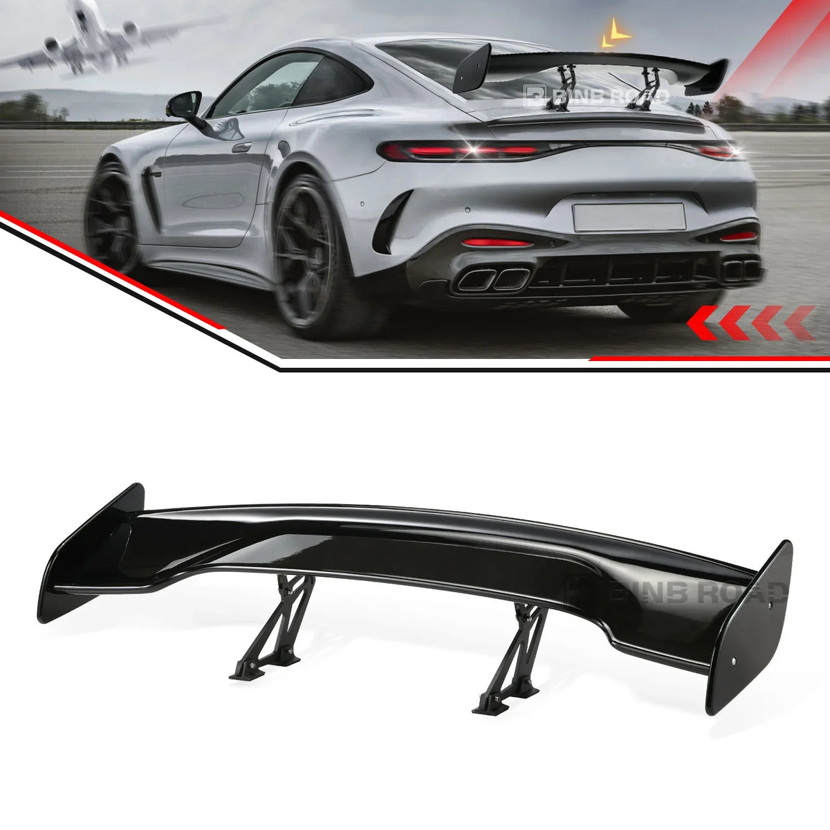US 57" Car Rear GT Wing Spoiler