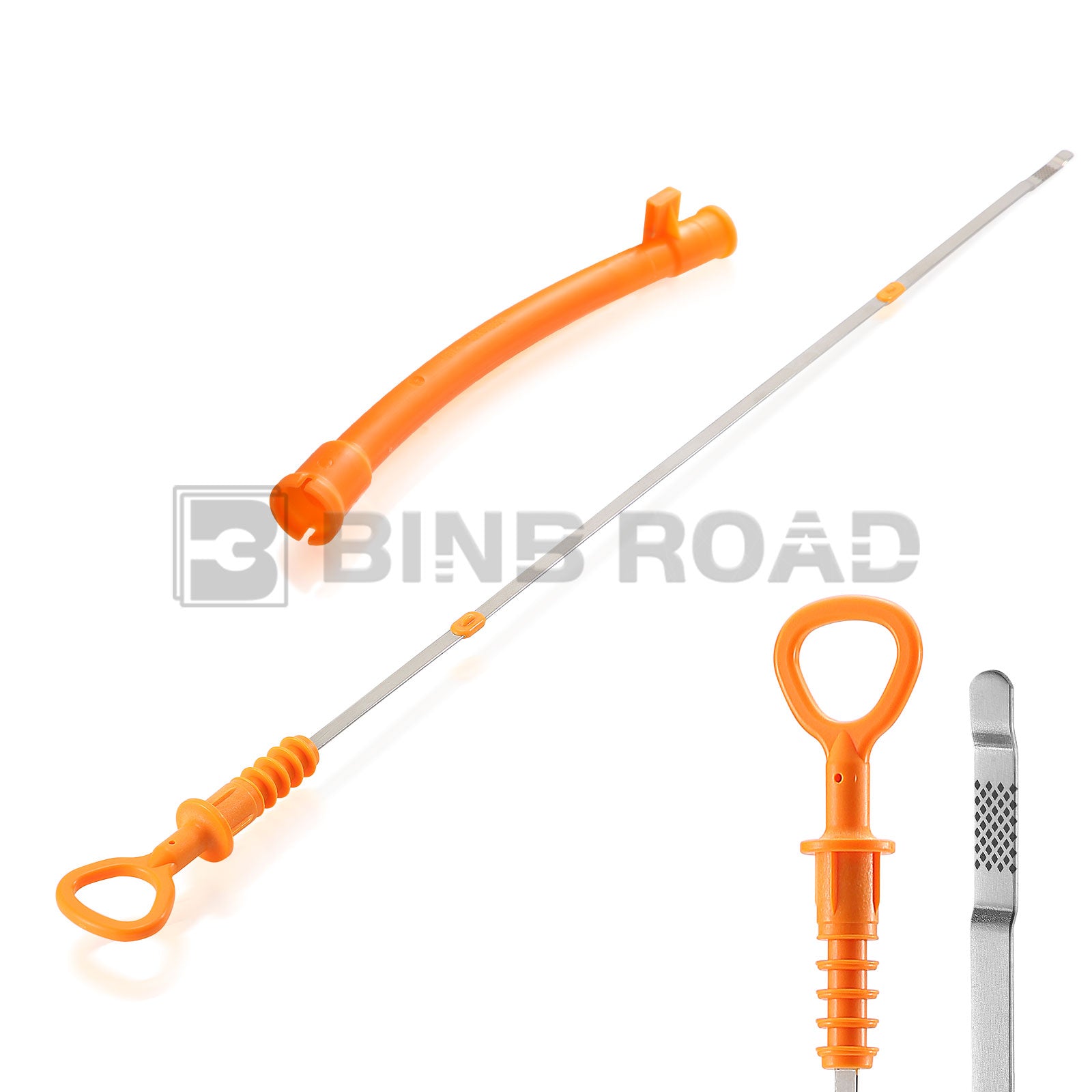 06A103663C + 06B-115-611R Engine Oil Fluid Dipstick and Oil Dipstick Funnel Tube