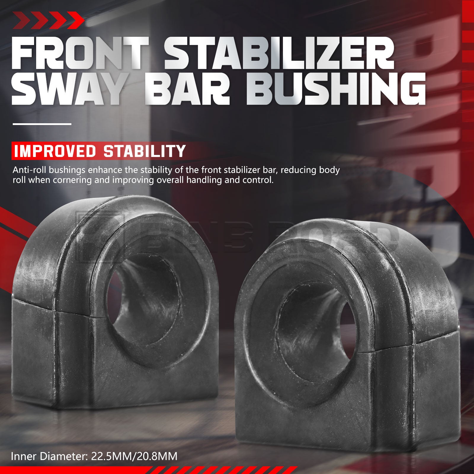 US 31356792124 Front Stabilizer Sway Bar Anti Roll Bushing