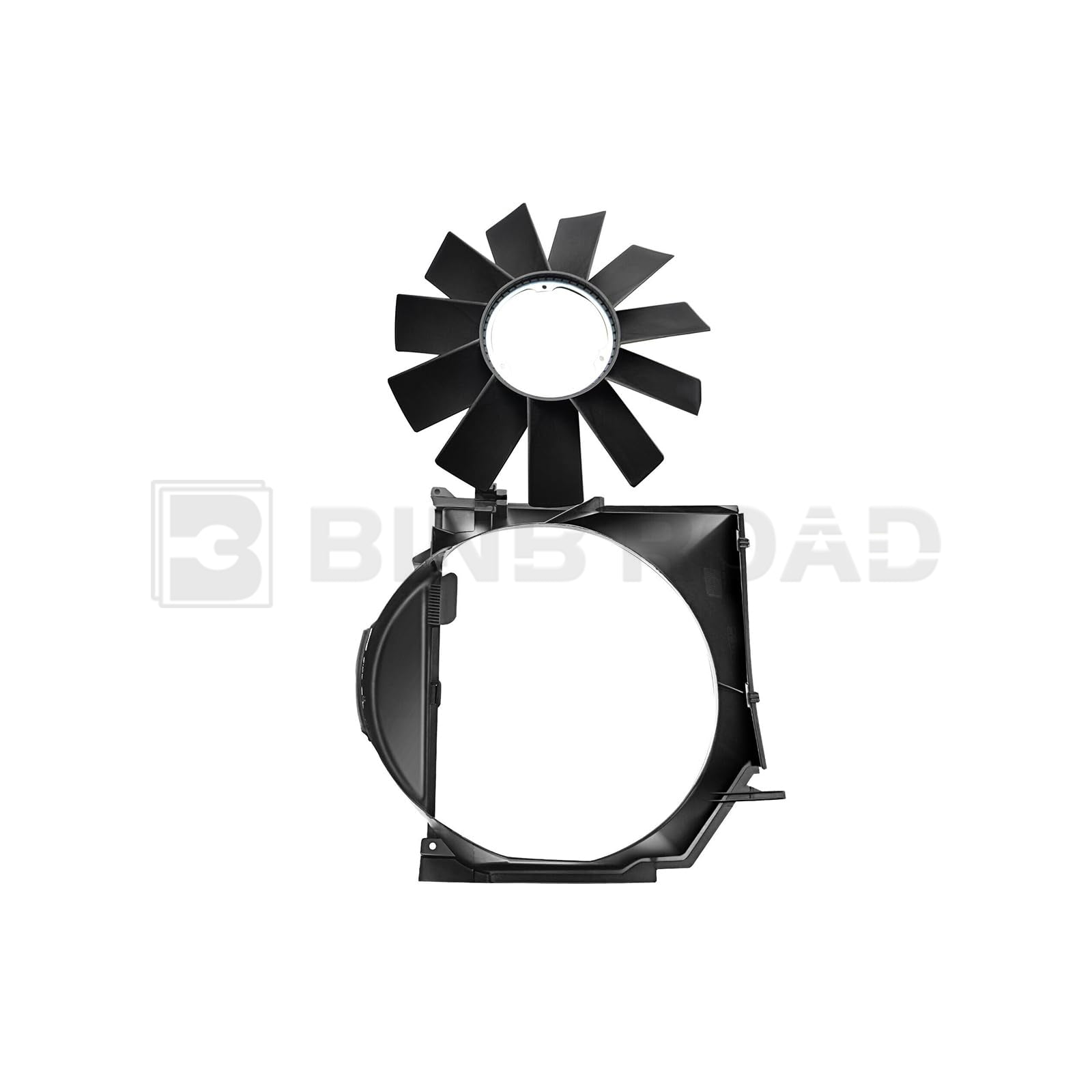 17111436259+11521712058 Radiator Cooling Fan Shroud with Fan Blade Kit