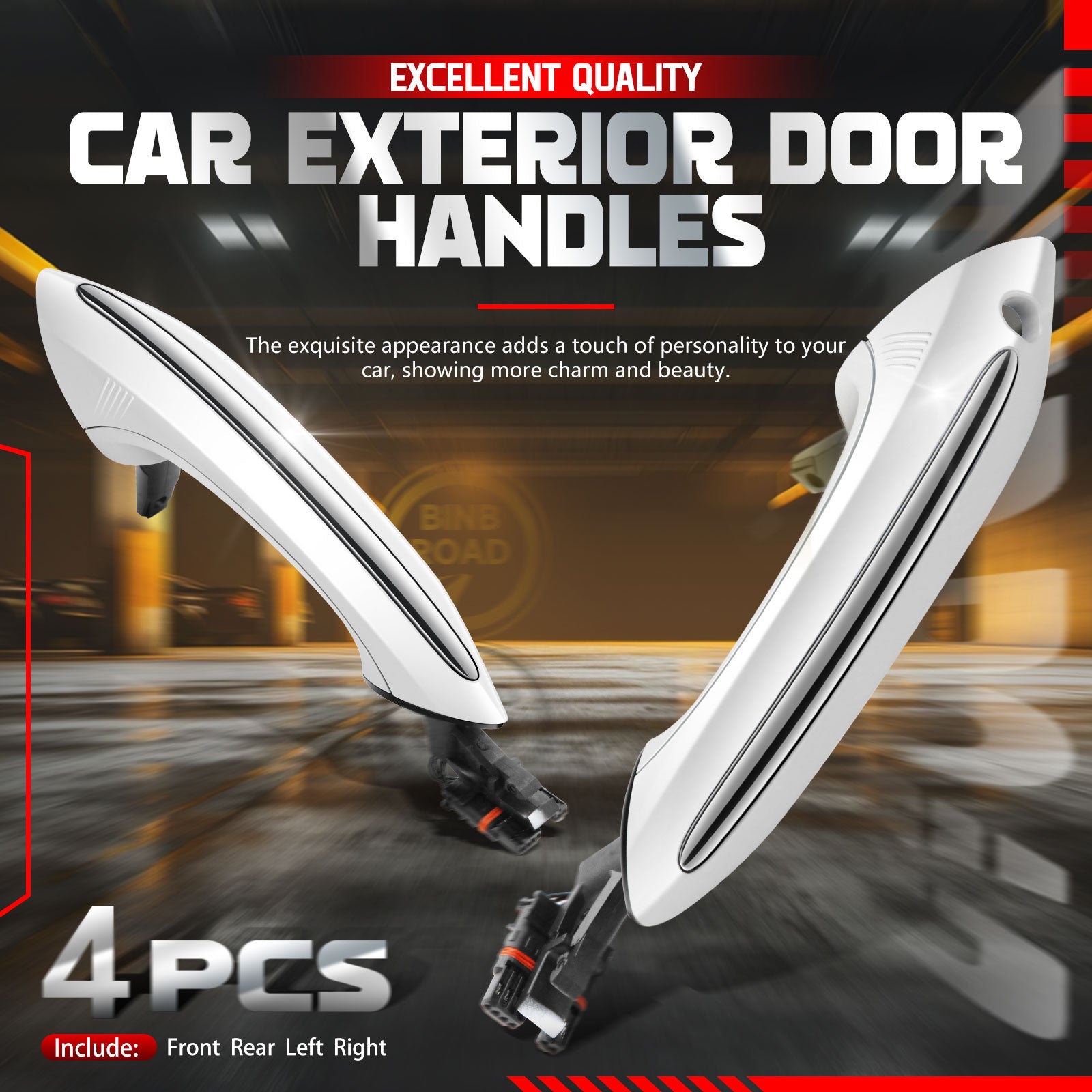 51217231931 / 51217231933 / 51217231934 Exterior Door Handle,White