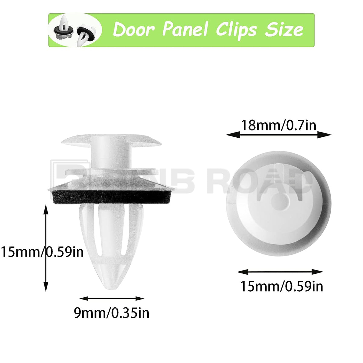 US 51411973500 Door Panel Clips