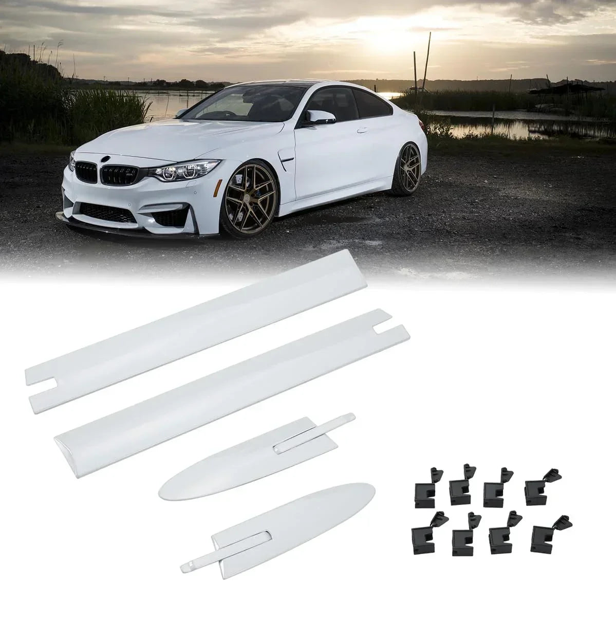 US Convertible Roof Top Hinge Cover Kit Compatible with BMW E93 F33 F83