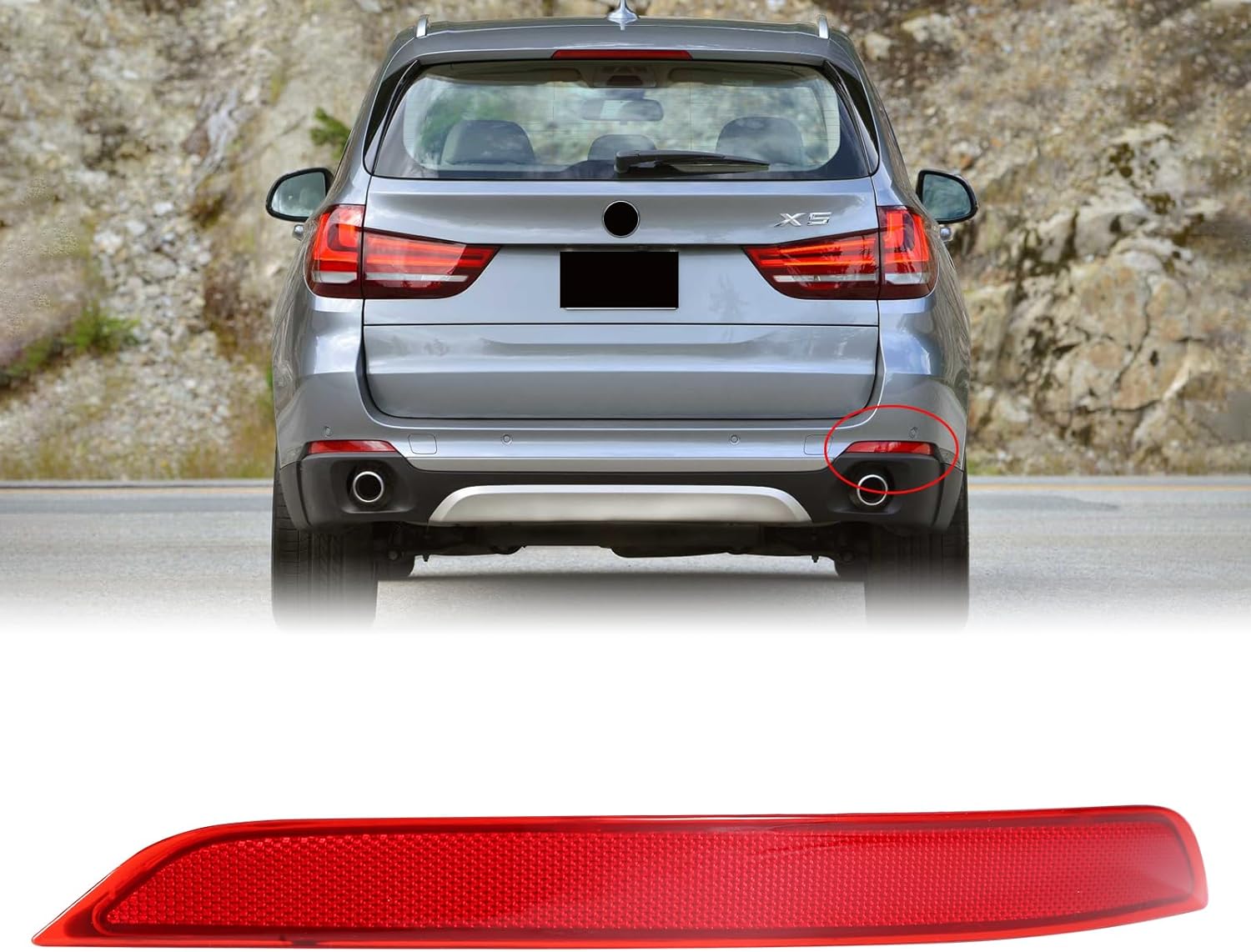 US 63147290091 63147290092 Rear Bumper Reflector