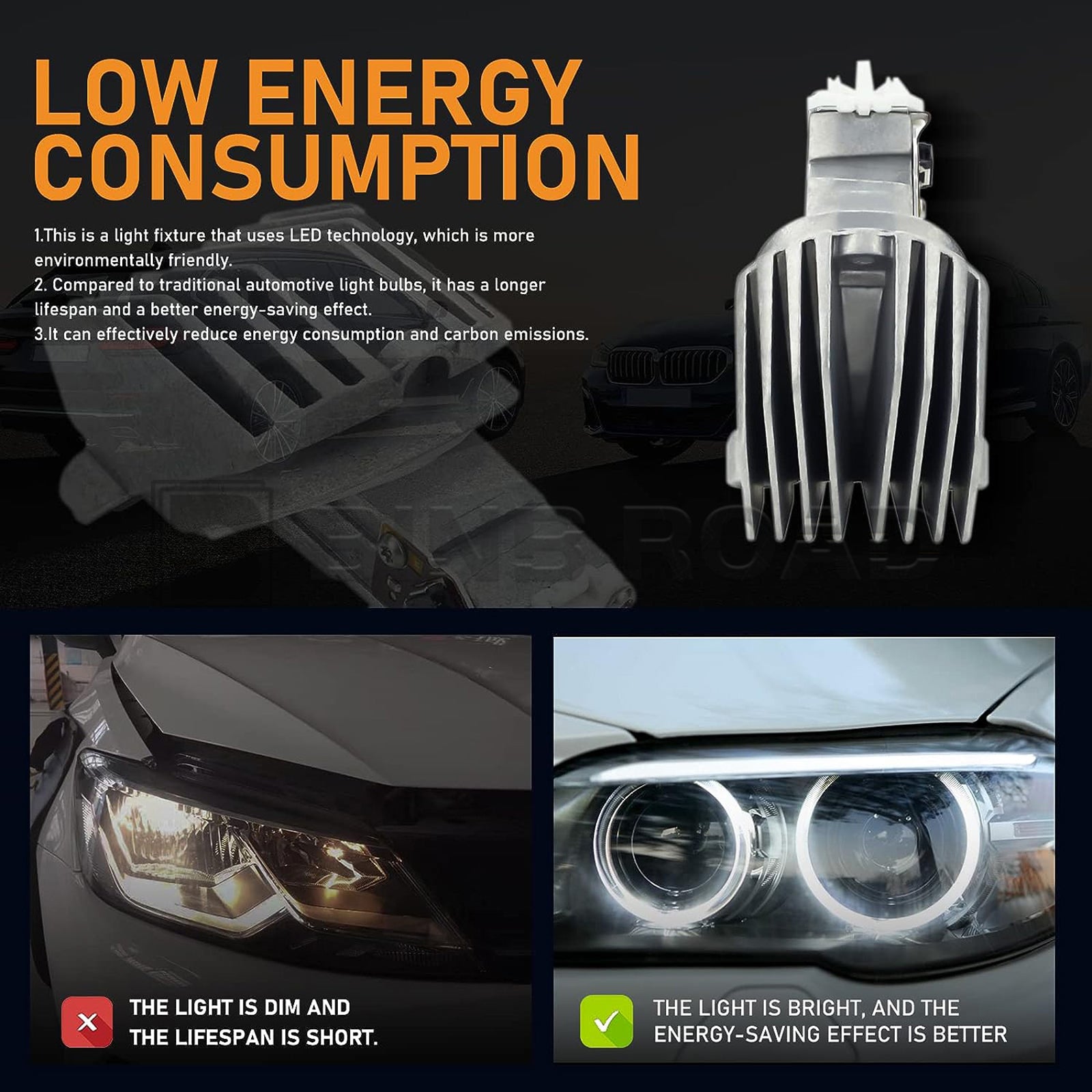 63117343876 LED Angel Eye Light