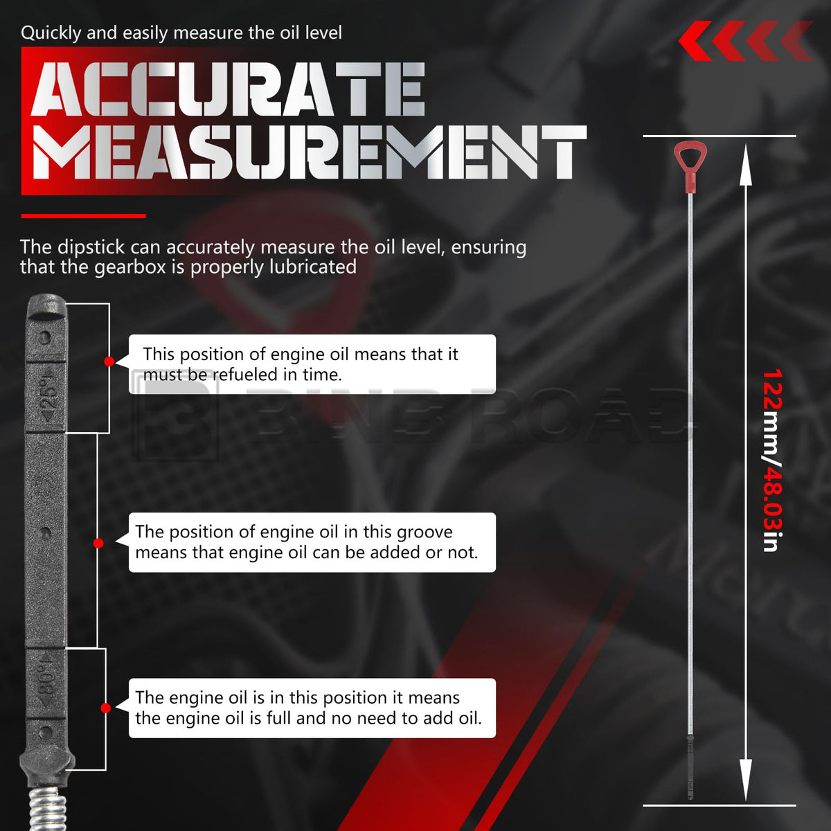 US 140589152100 Transmission Dipstick Transmission Fluid Dipstick Tool