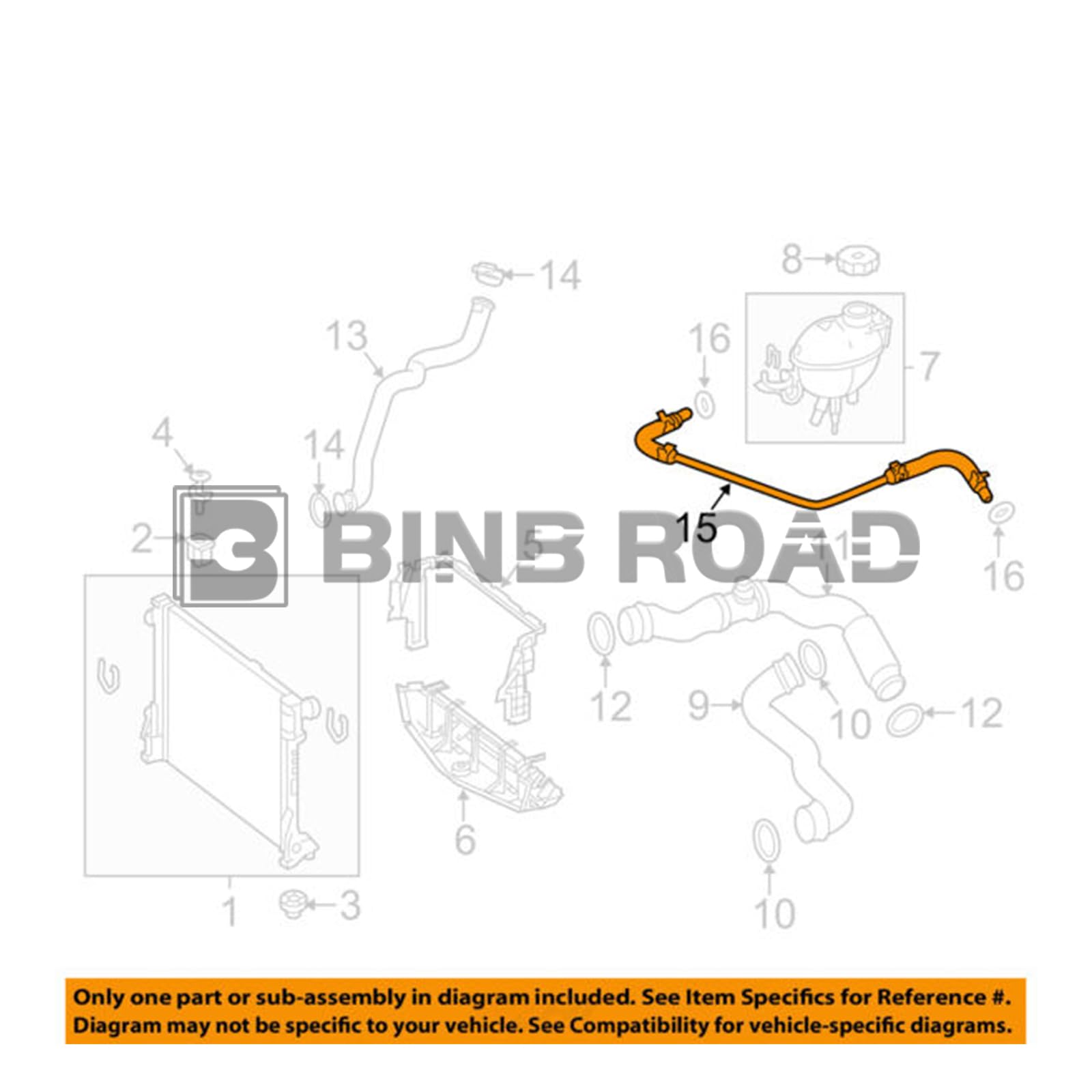US 2045010925 Radiator Coolant Hose