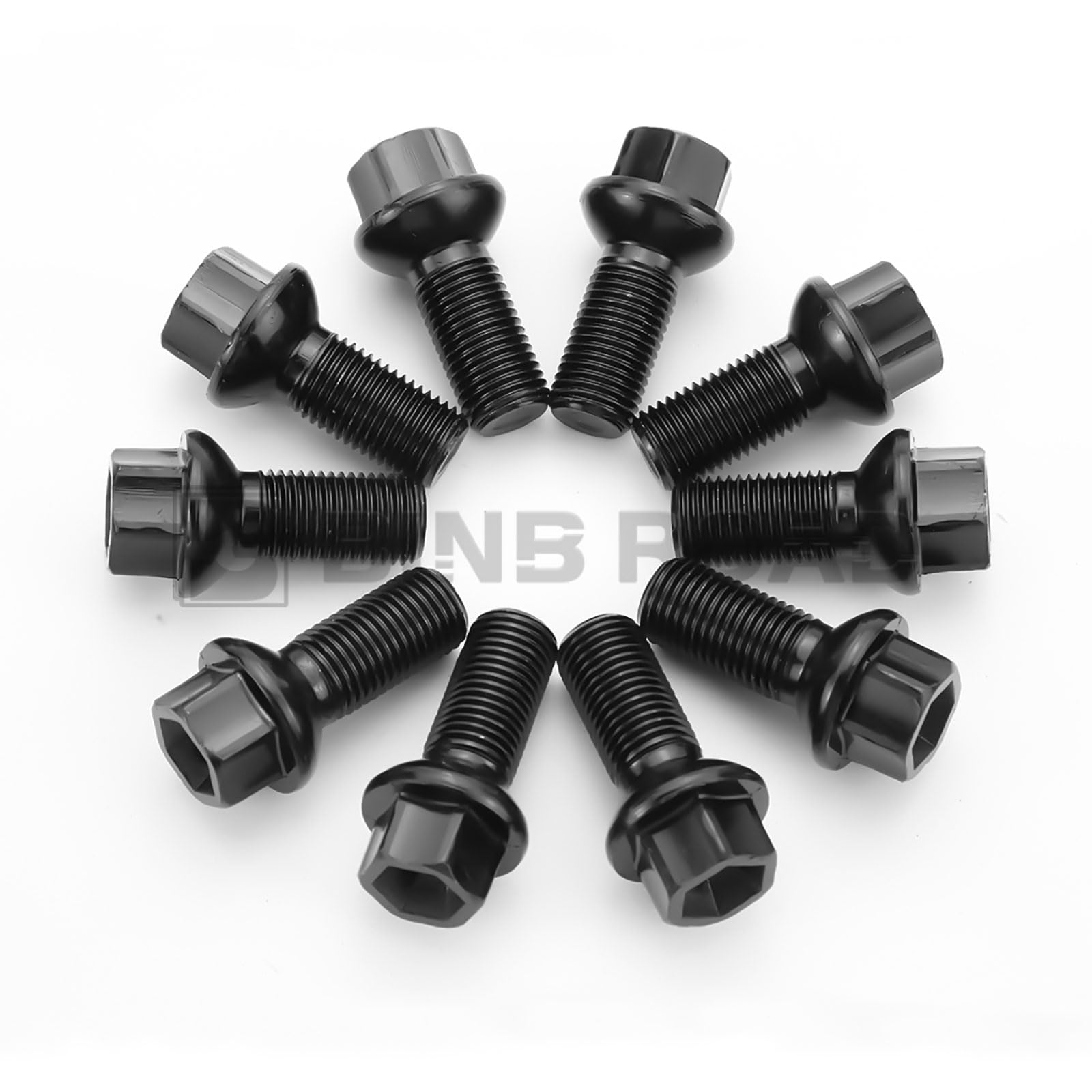 US 0009908307 20Pcs M14 x 1.5 Wheel Lug Bolts Nuts