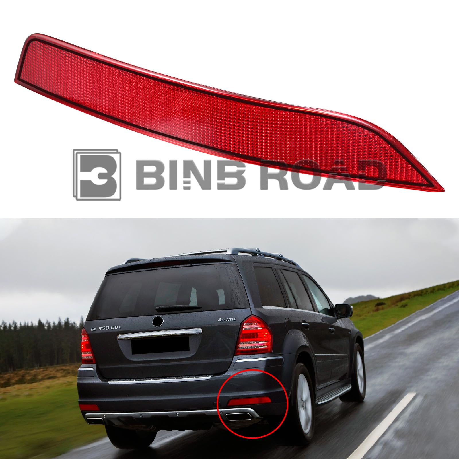 1648200974 1648201074 Rear Bumper Reflector