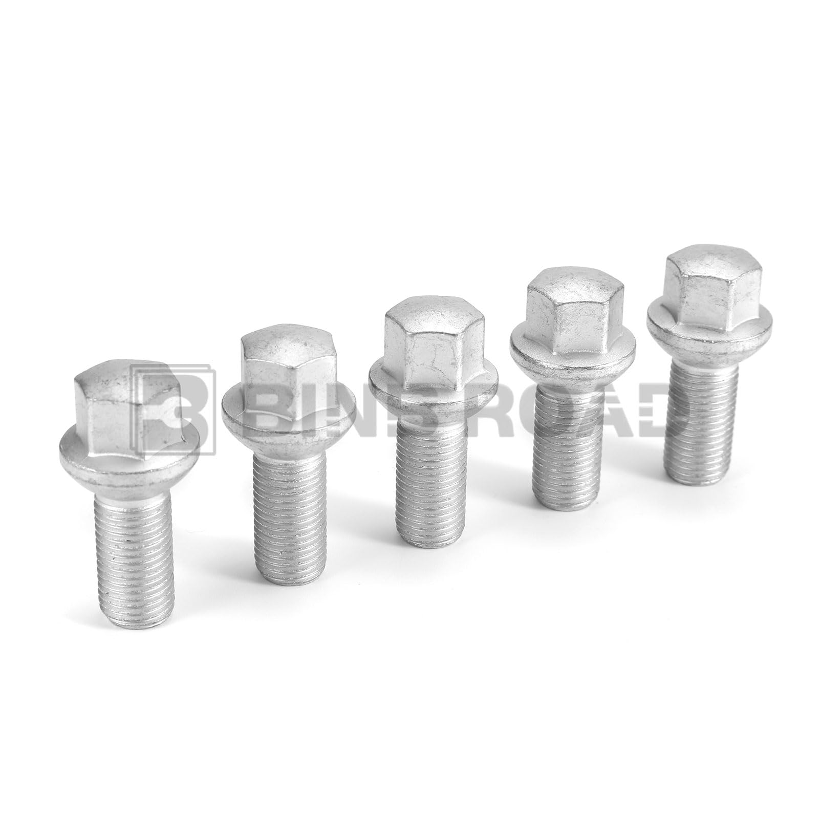 0009904907 9904907 5Pcs M14 x 1.5 Wheel Lug Bolts Nuts