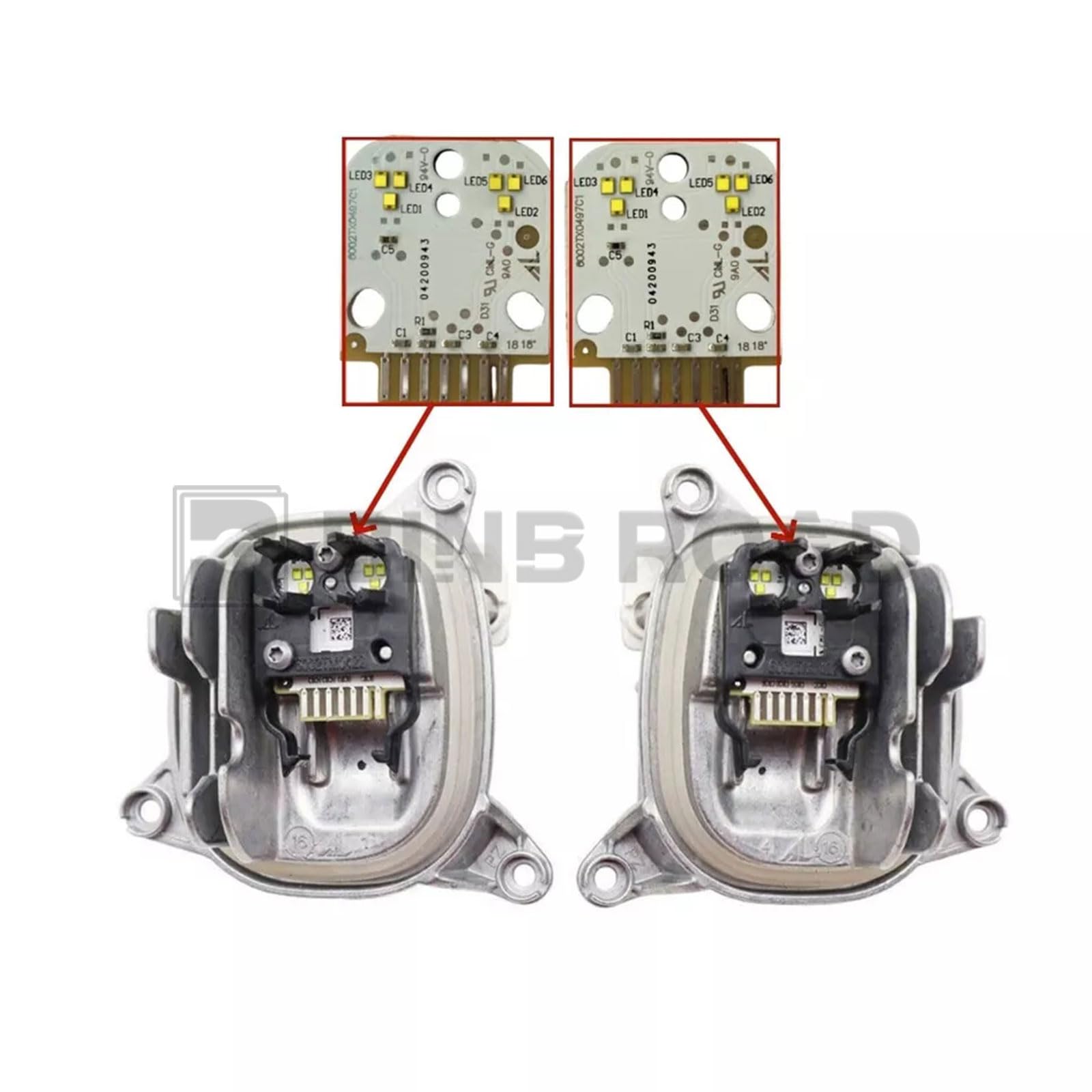 63117466107 + 63117466108 Yellow LED Angel Eye LED Boards