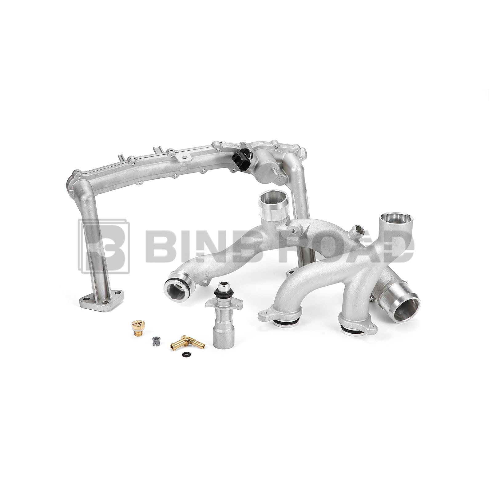 US 6Pcs Upgraded Coolant Water Pump Pipe System Kit