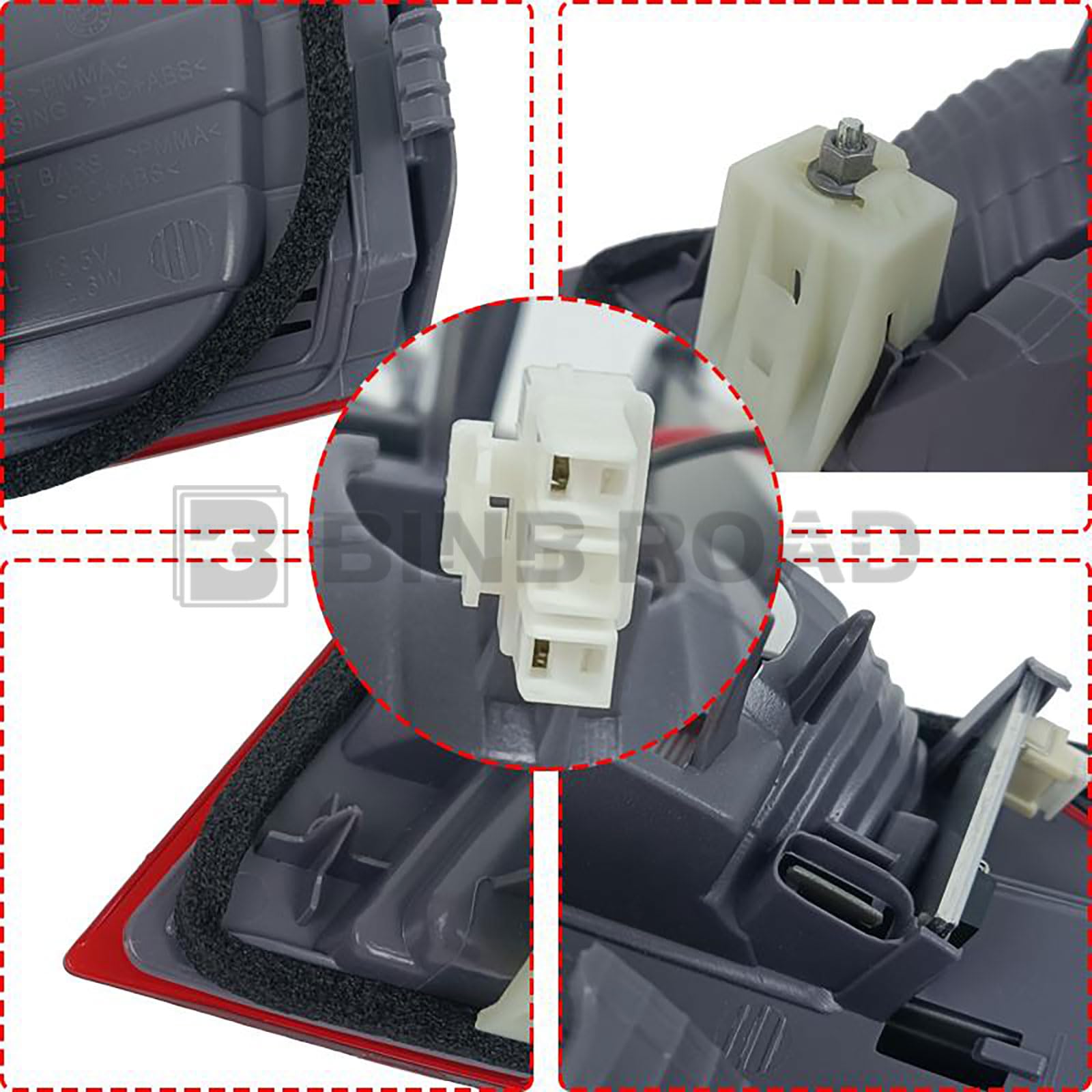 63217217313 Inner Left Driver Side Boot LED Tail Lamp Lens