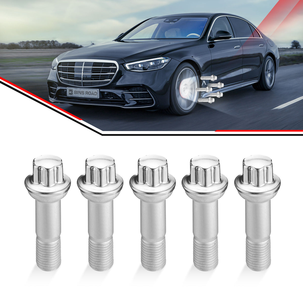 0009905407 9905407 Wheel Lug Bolt M14-1.5