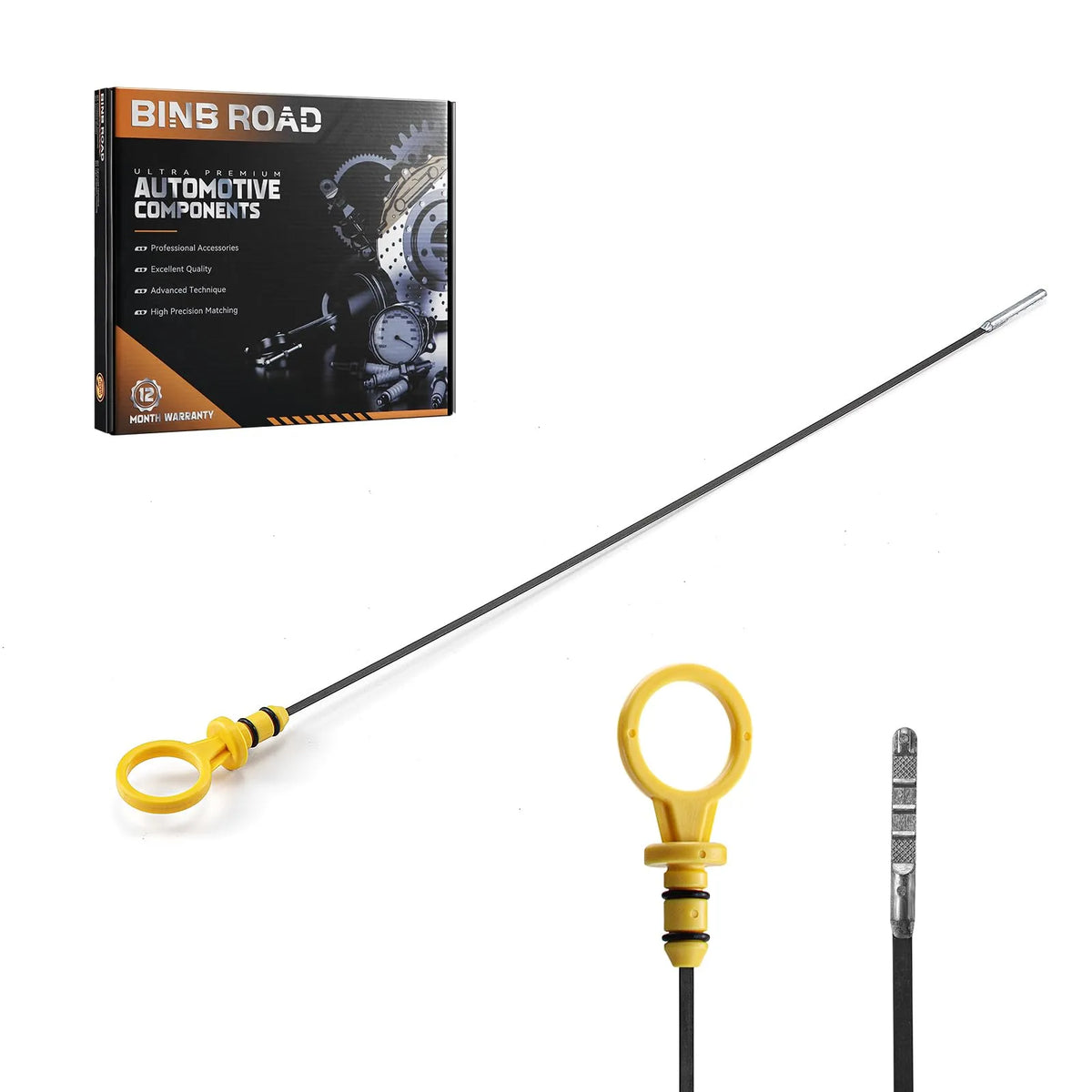 BINB ROAD Engine Oil Level Dipstick Compatible with Cruze Sonic Trax Encore 1.4L Turbo 2011-2021 (Replaces 55574244)