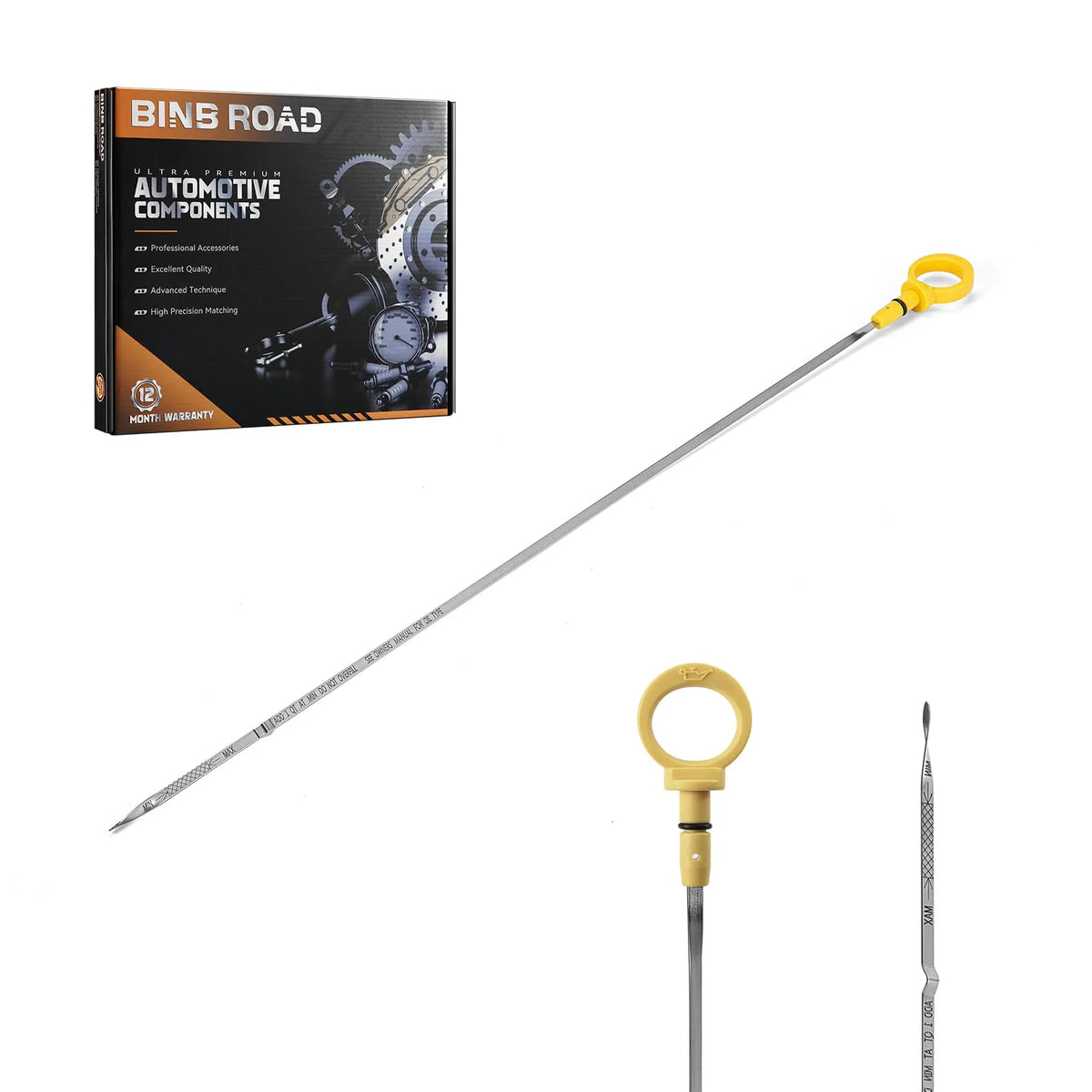 BINB ROAD Engine Oil Level Dipstick Compatible with Chrysler Dodge Charger Magnum 3.5L (Replaces 4792965AA)