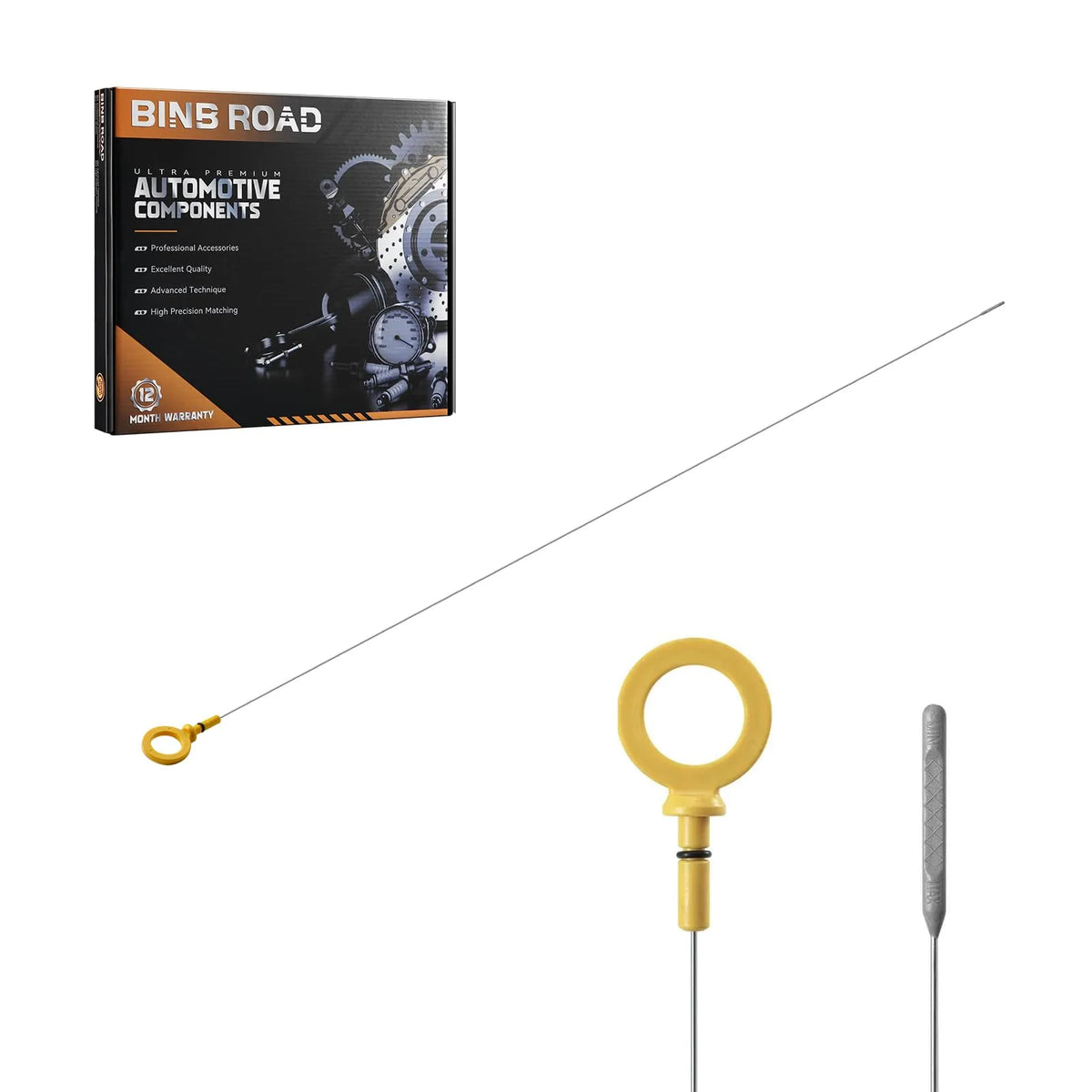 BINB ROAD Engine Oil Level Dipstick Compatible with Ford F-250 F-350 F-450 F-550 2006-2007 (Replaces 6C3Z-6750-A 6C3Z6750A)
