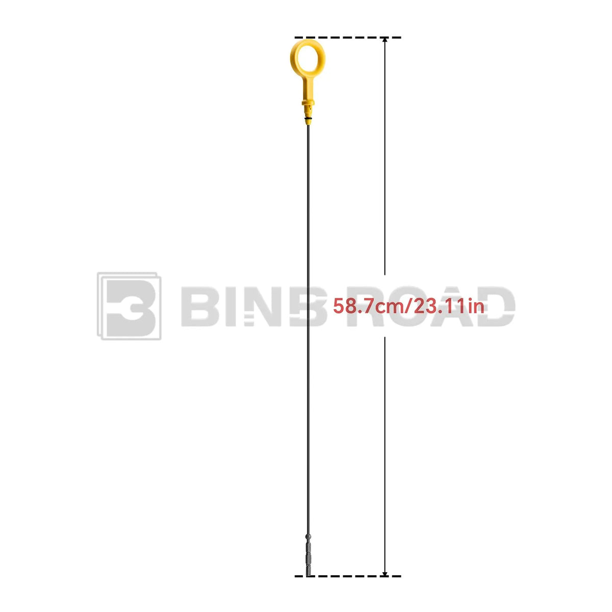 BINB ROAD Engine Oil Level Dipstick Compatible with Audi Q7 VW Touareg 3.0L V6 TDI Diesel 2008-2018 (Replaces 059115611AM)