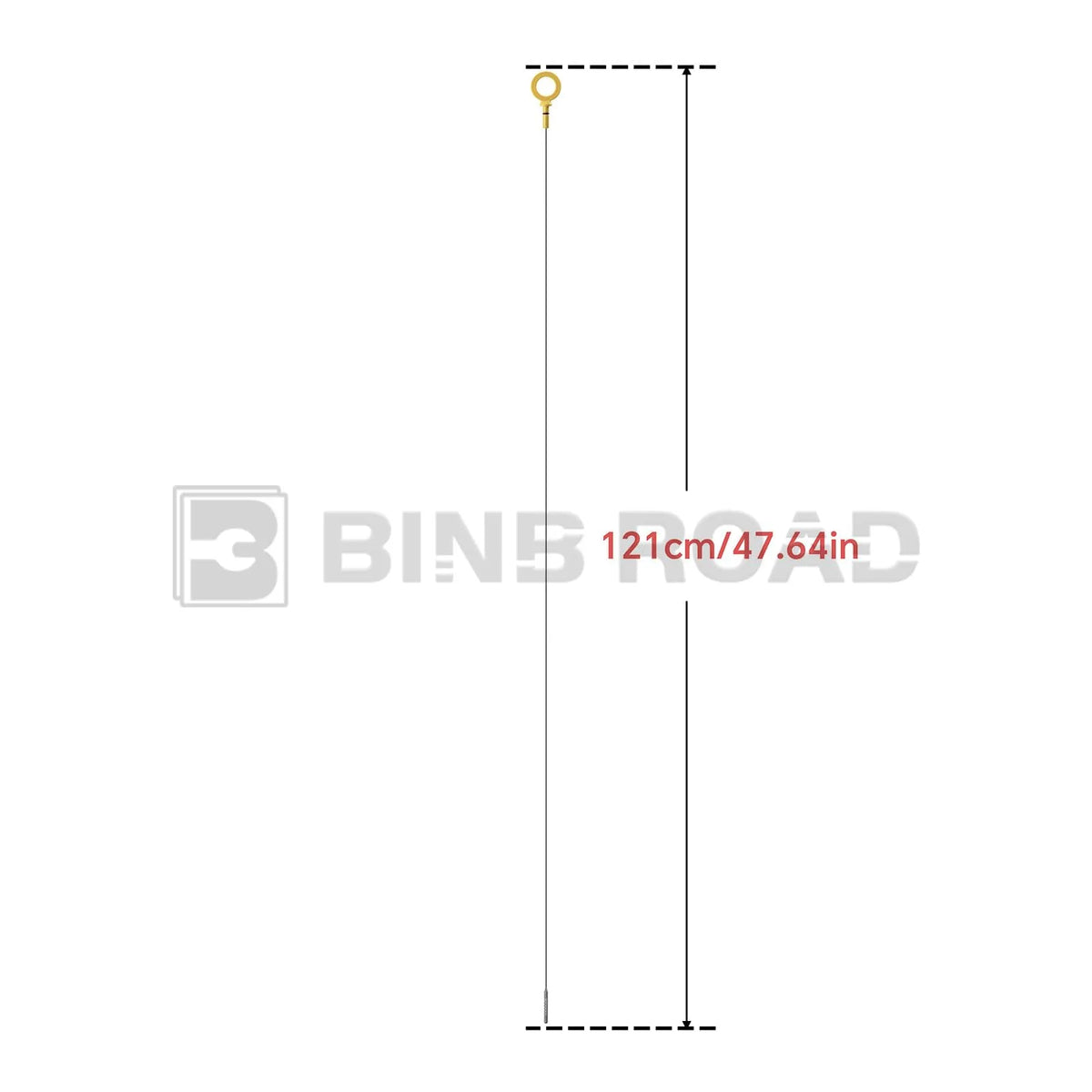 BINB ROAD Engine Oil Level Dipstick Compatible with Ford F-250 F-350 F-450 F-550 2006-2007 (Replaces 6C3Z-6750-A 6C3Z6750A)