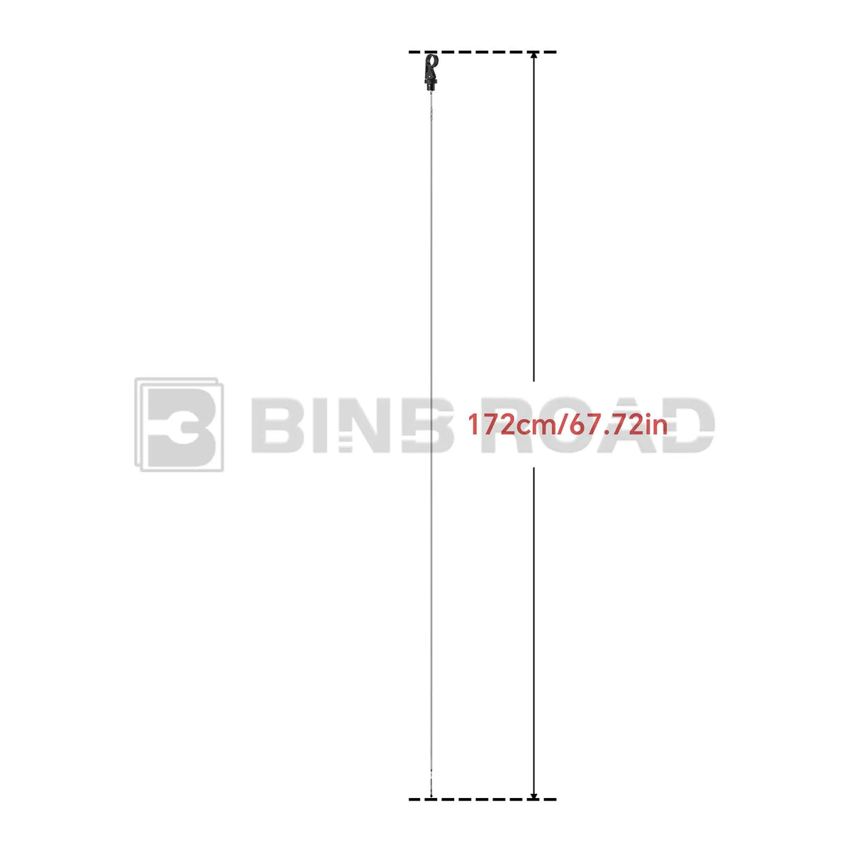 BINB ROAD Engine Oil Level Dipstick Compatible with Express Savana 4.8L 5.3L 6.0L 2003-2014 (Replaces 15907350)