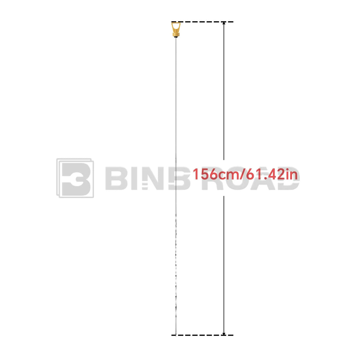 BINB ROAD Engine Oil Level Dipstick Compatible with Ford E-350 Club Wagon Super Duty E-450 Super Duty (Replaces 7C2Z-7A020-B 7C2Z7A020B)