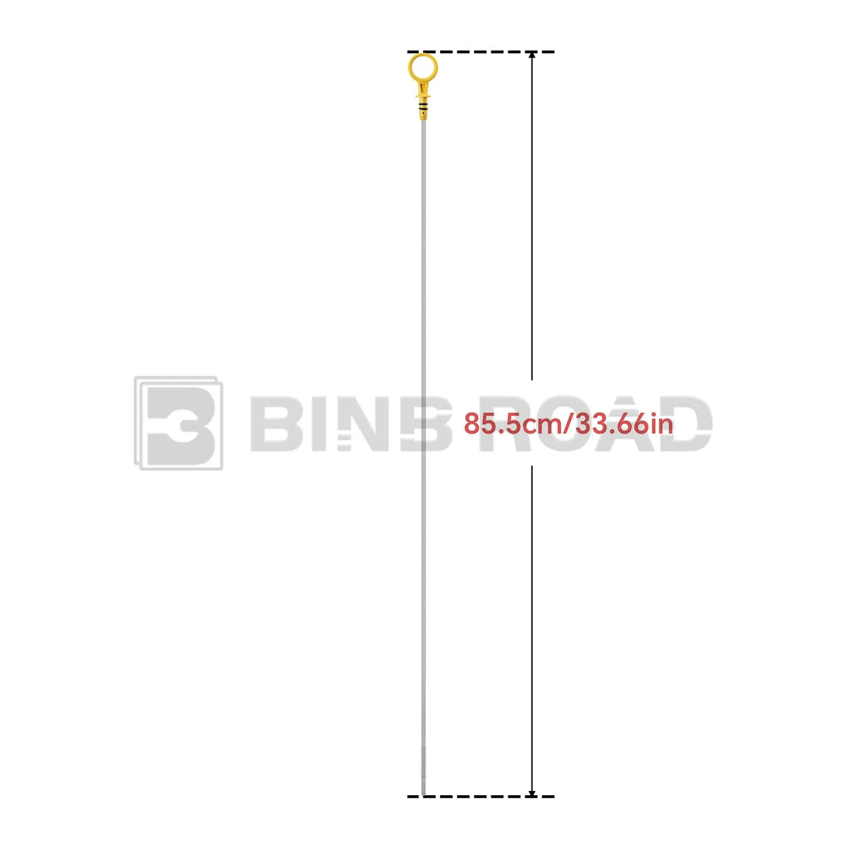 BINB ROAD Engine Oil Level Dipstick Compatible with Chevy Silverado Tahoe Suburban GMC Sierra Yukon Cadillac Escalade Hummer H2 2000-2008 (Replaces 12610053)