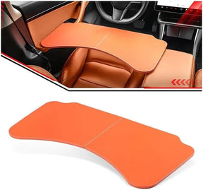 US Car Folding Tray Table Leather Compatible with Tesla Model 3 Y