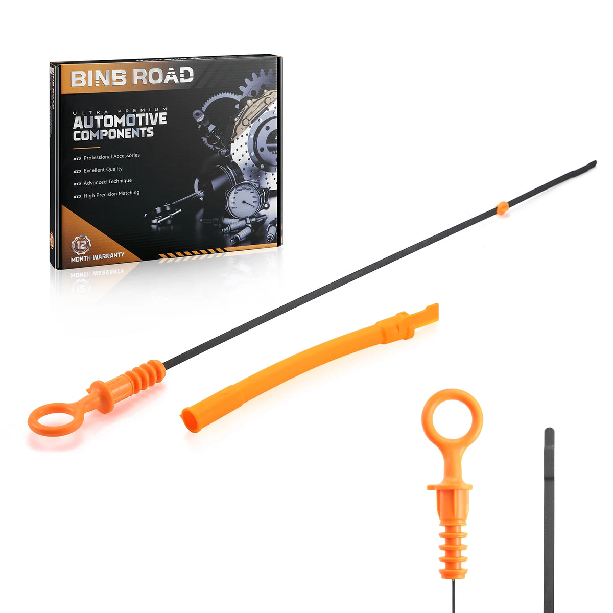 038103663 + 038115611B Engine Oil Fluid Dipstick and Oil Dipstick Funnel Tube
