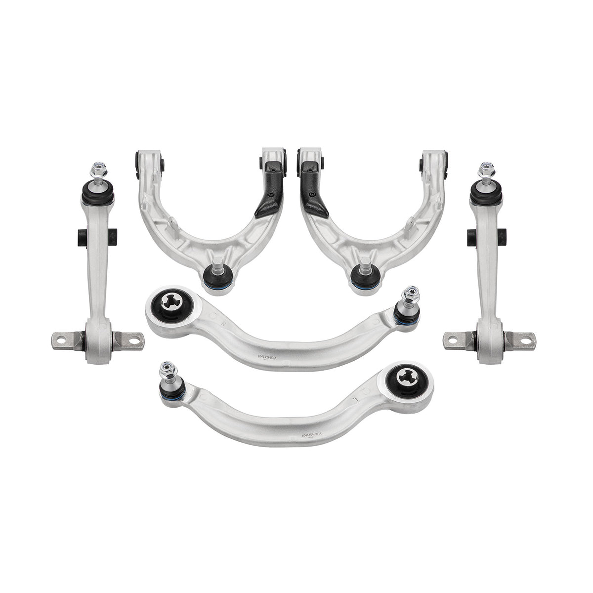 6Pcs Front Upper Lower Control Arms with Ball Joints Kit Compatible with Tesla 3 2017-2023