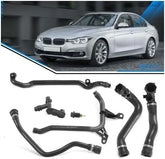 11537502525 11531705210 17127510952 7Pcs Engine Heater Inlet Pipe and Water Coolant Pipe