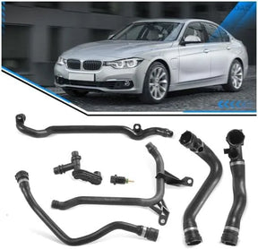 11537502525 11531705210 17127510952 7Pcs Engine Heater Inlet Pipe and Water Coolant Pipe