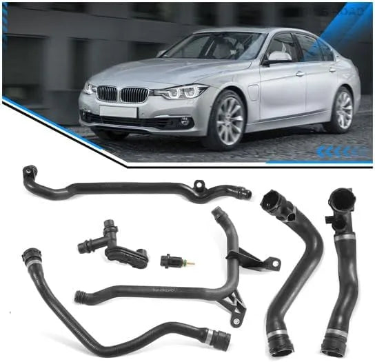 11537502525 11531705210 17127510952 7Pcs Engine Heater Inlet Pipe and Water Coolant Pipe