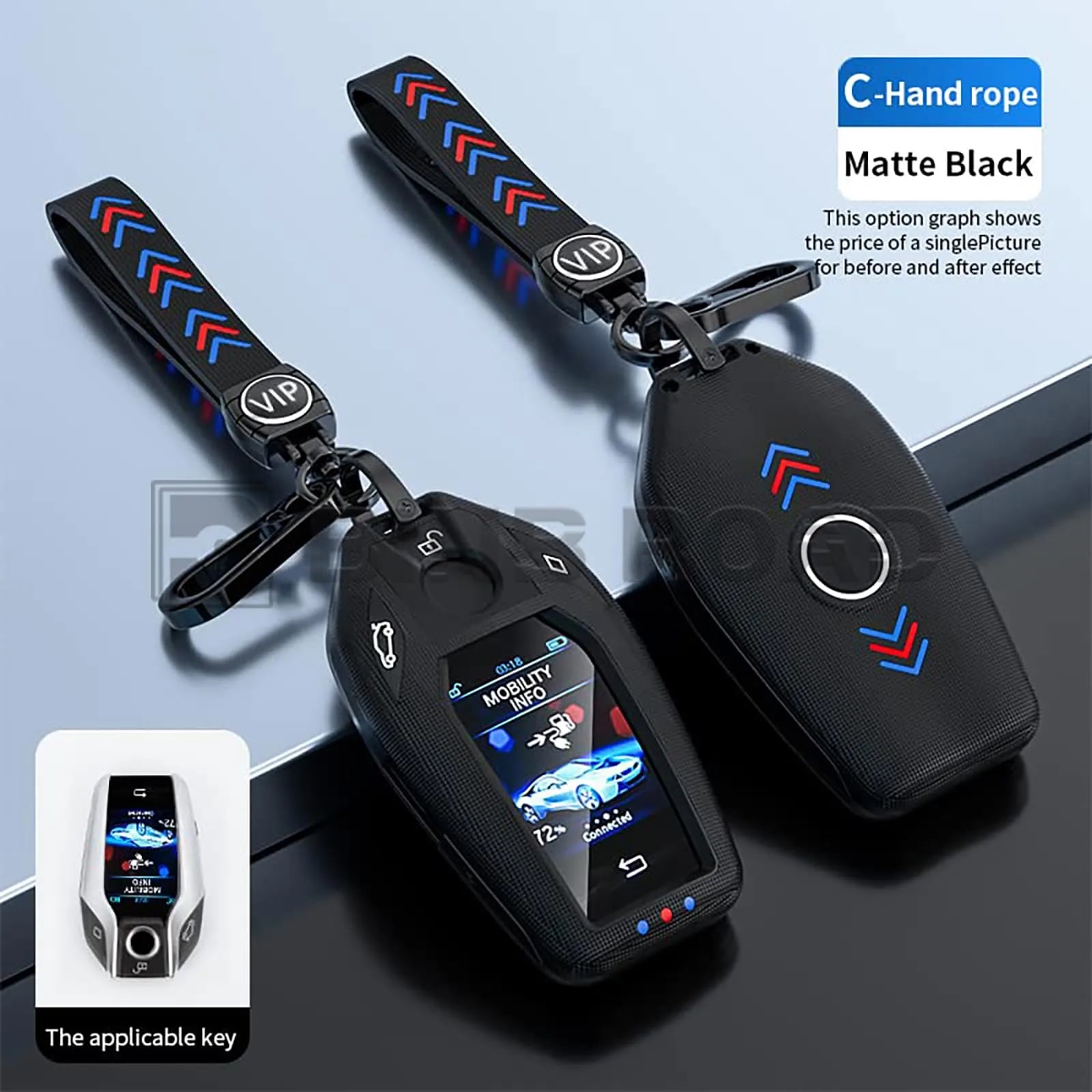 Key Fob Cover Case Compatible with BMW
