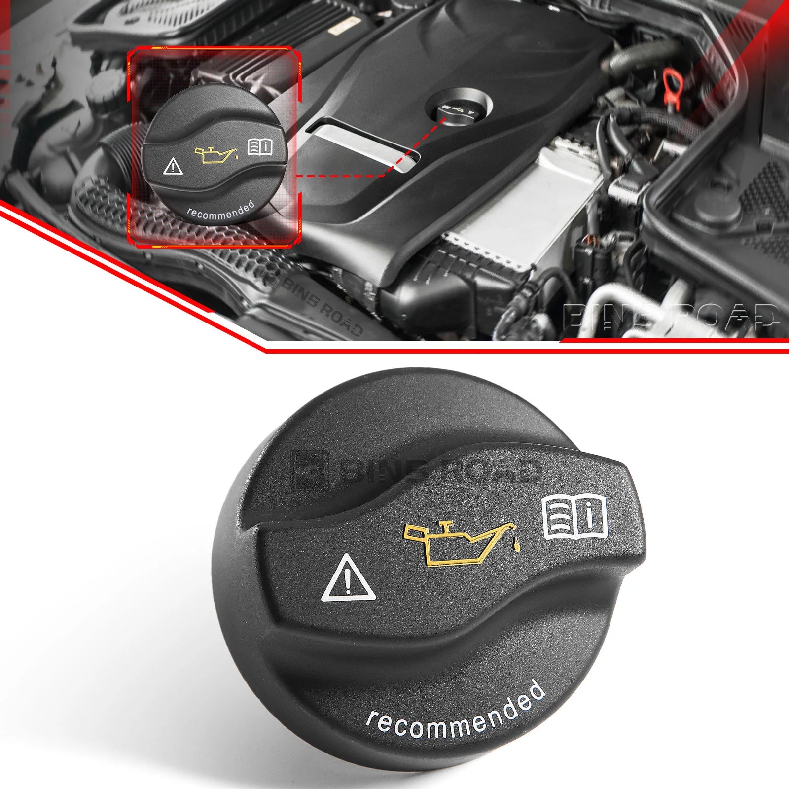 0000101685 0000101485 Engine Oil Filler Cap