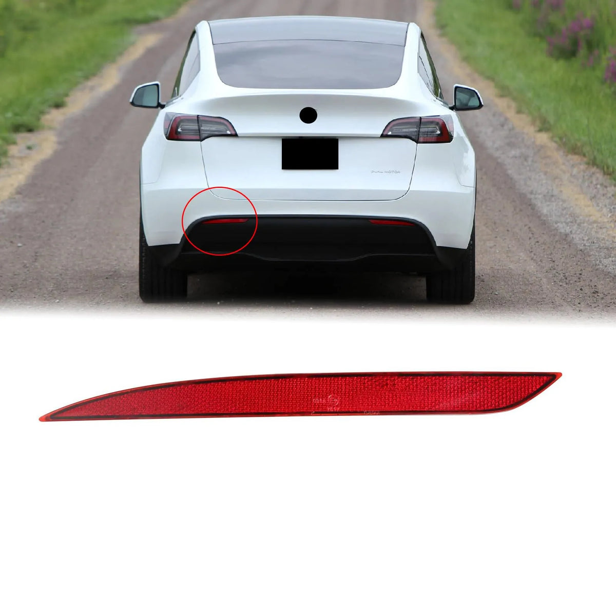 US 1495817-00-C 1495818-00-C Rear Bumper Reflector