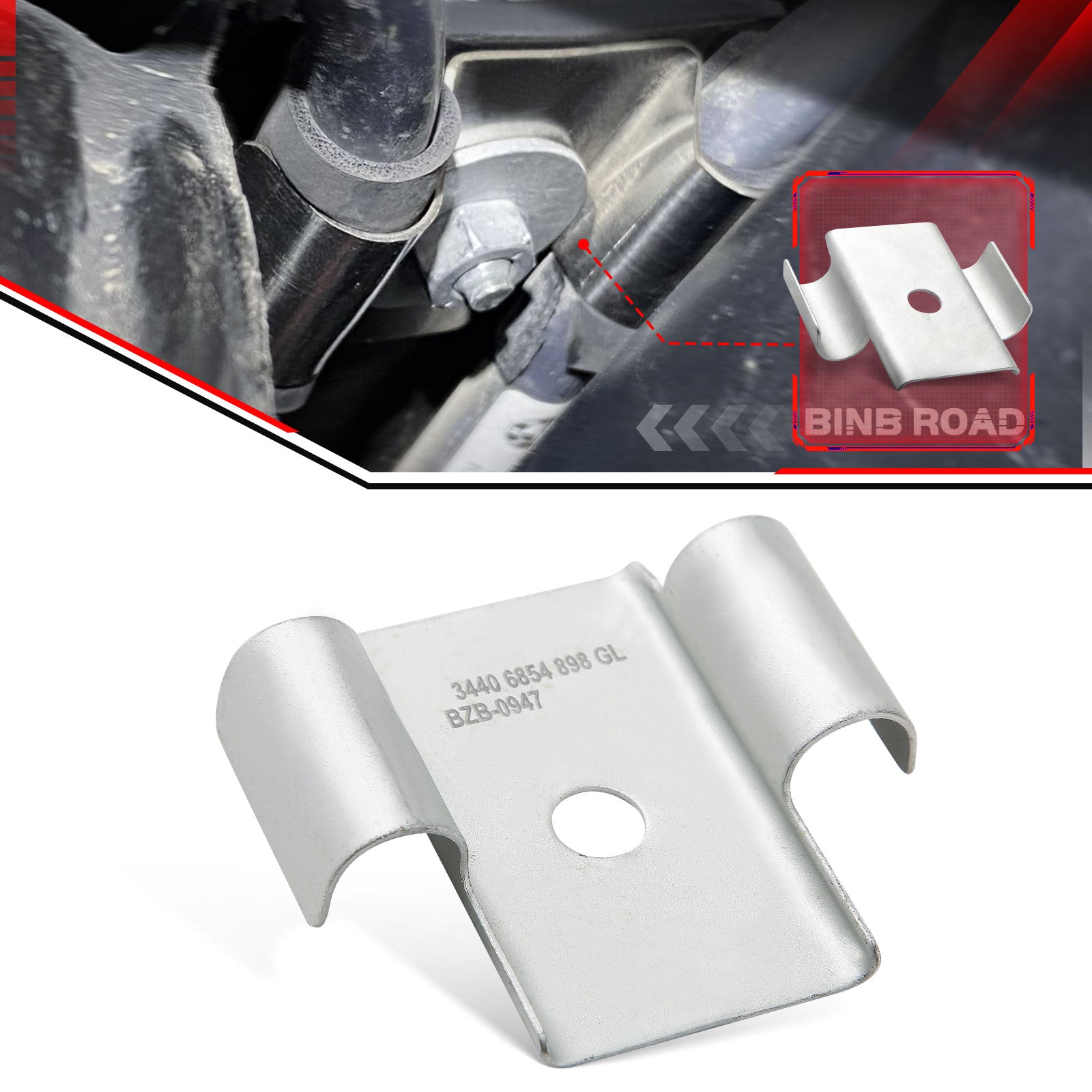 34406854898 Upgrade Parking Brake Cable Clip Retainer