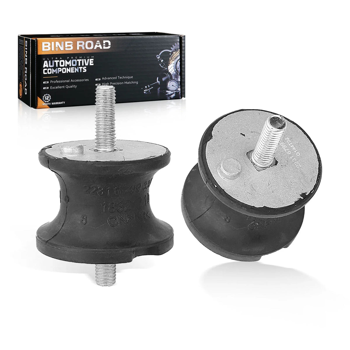 22316799331 Rear Transmission Mounts Bushings-2Pcs