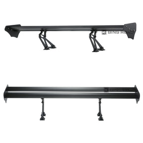 US Aluminum AIloy Hatchback Spoiler Wing Black