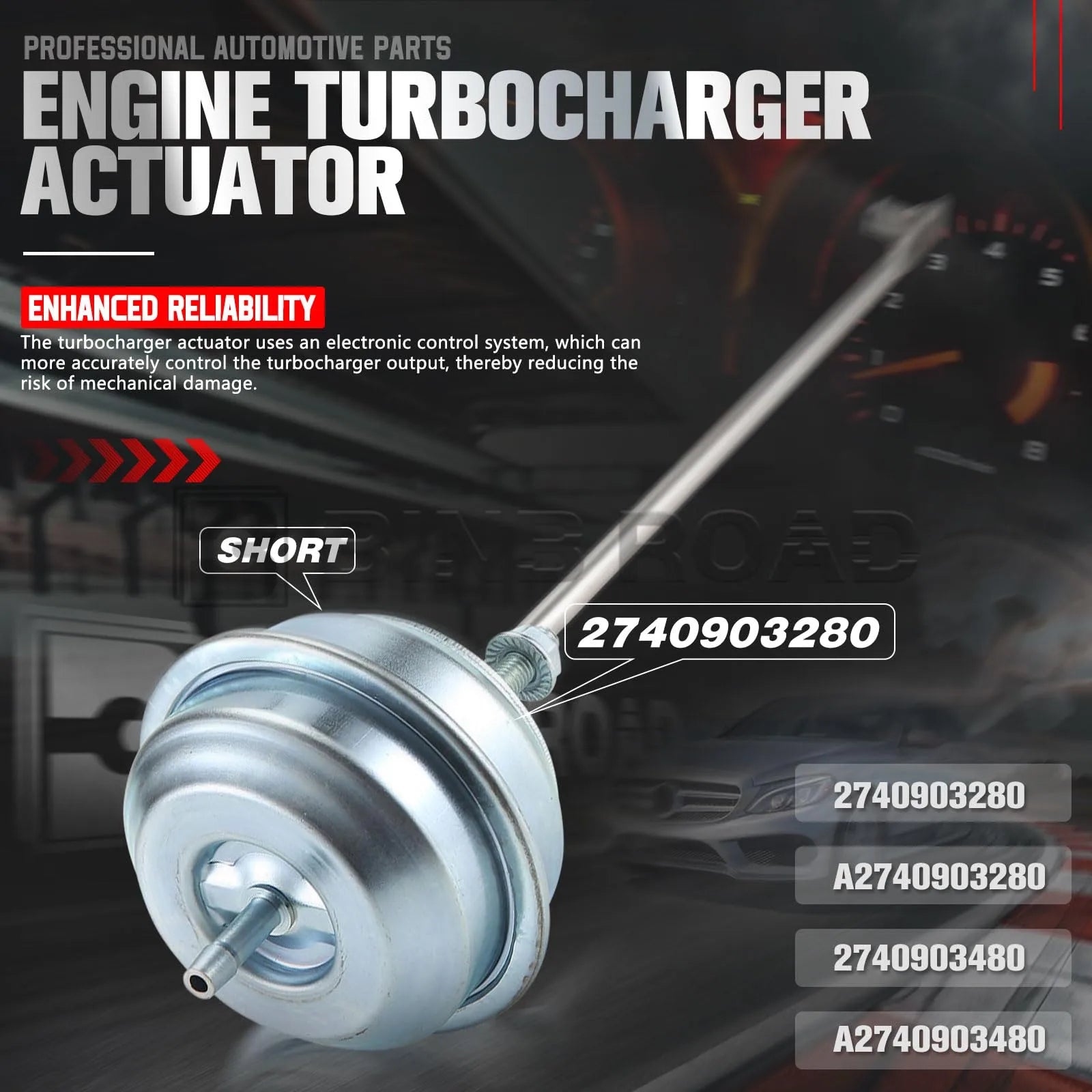 US 2740903580 + 2740903280 Turbo Wastegate Actuator