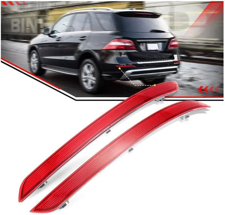 US 1668200074 + 1668200174 Rear Bumper Reflector