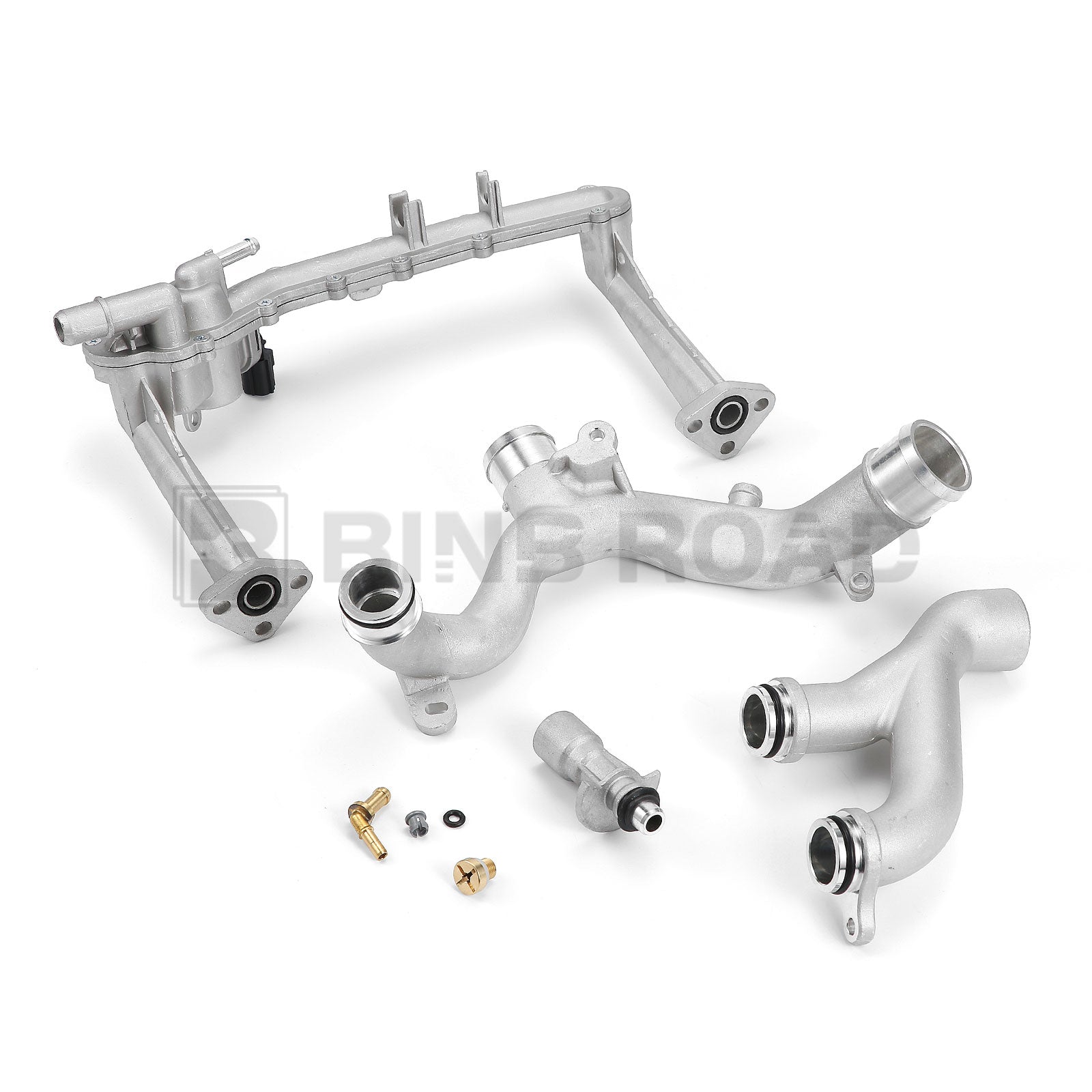 US 6Pcs Upgraded Coolant Water Pump Pipe System Kit