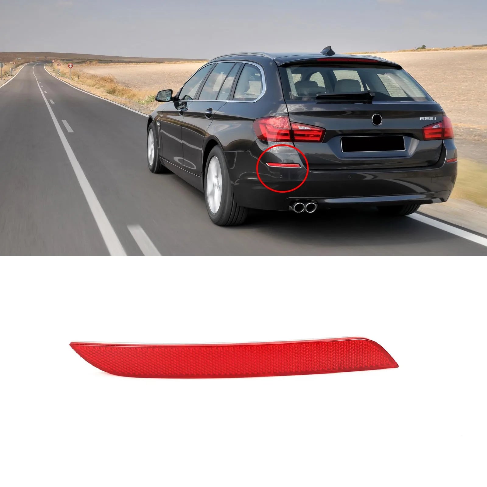 63147203237 + 63147203238 Rear Bumper Reflector