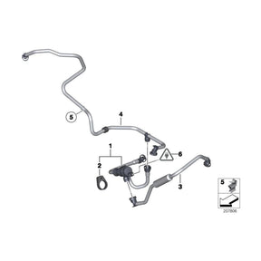 13907636157 Fuel Tank Ventilation Valve With Pipe