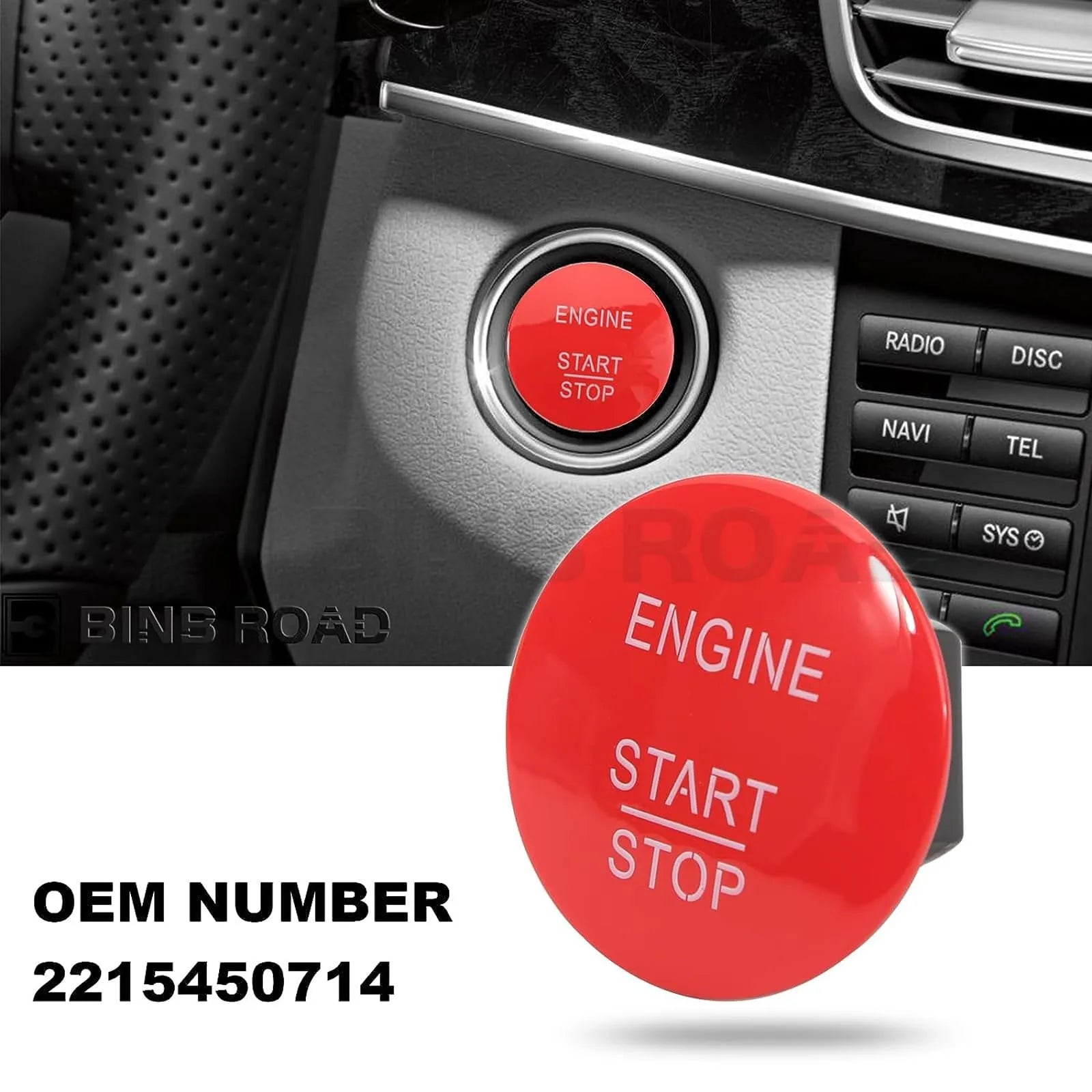 2215450714 Motorzündknopf Kompatibel mit Mercedes-Benz 
