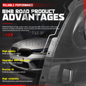 US 51718055019 + 51718055020 2Pcs Front Splash Shield Inner Fender Liner