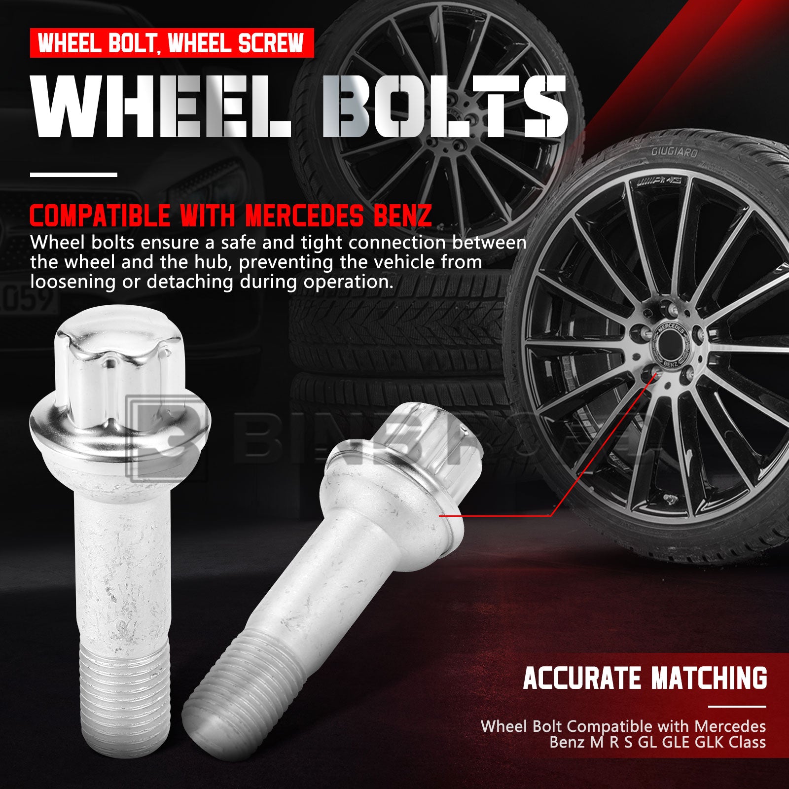 0009905407 9905407 Wheel Lug Bolt M14-1.5