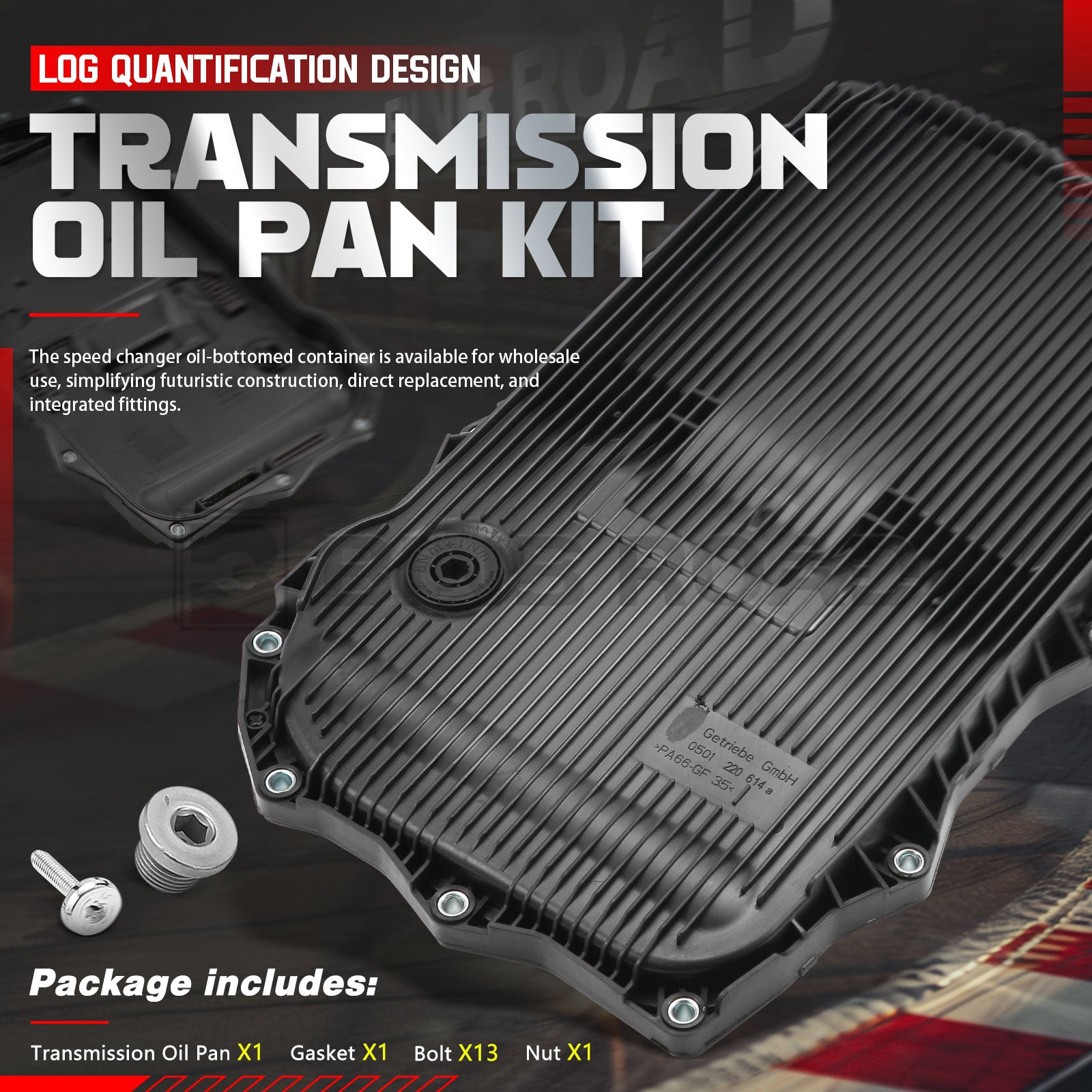 US 24118612901 24117624192 Transmission Oil Pan with Gasket Kit