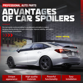 Rear Trunk Spoiler Wing Compatible with Honda Civic 11th Gen