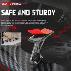 Car Mini Spoiler Wing, Mini Spoiler for Car Funny,Carbon Fiber B